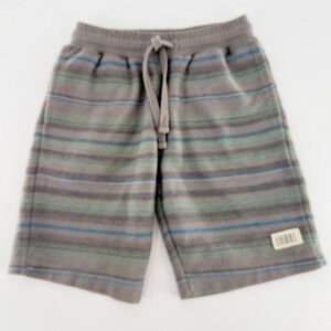O'NEILL Bavaro Stripe Men's Knit Drawstring Shorts Gray Green Small